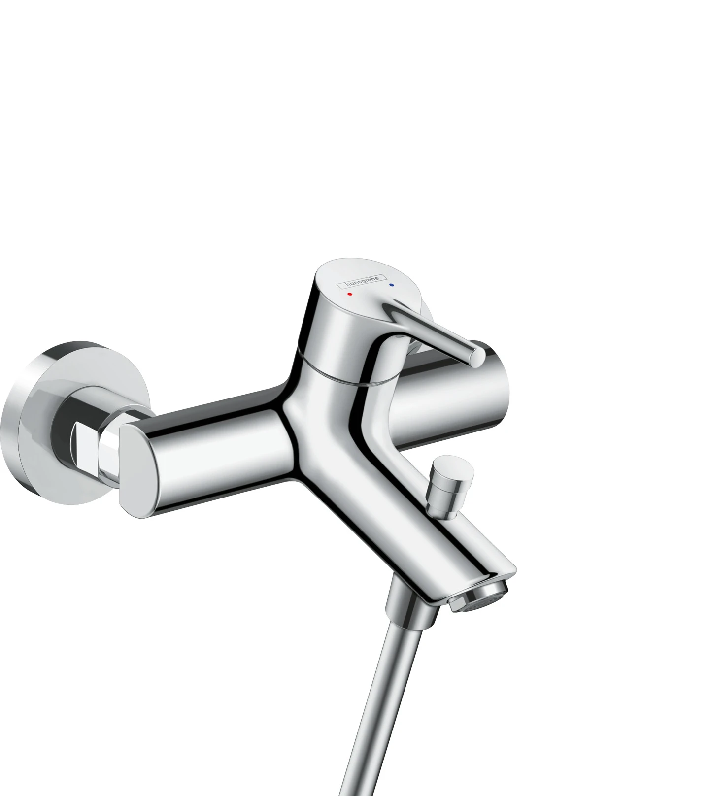 Hansgrohe Talis S Single Lever Manual Bath Mixer For Exposed Installation With Centre Distance 15.3 Cm Chrome