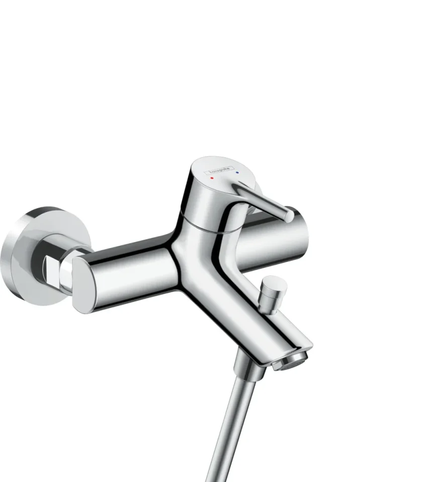 Hansgrohe Talis S Single Lever Manual Bath Mixer For Exposed Installation With Centre Distance 15.3 Cm Chrome product image - Image 1