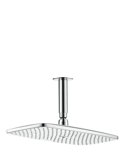 Hansgrohe Raindance E Overhead Shower 360 1jet With Ceiling Connector Polished Black Chrome