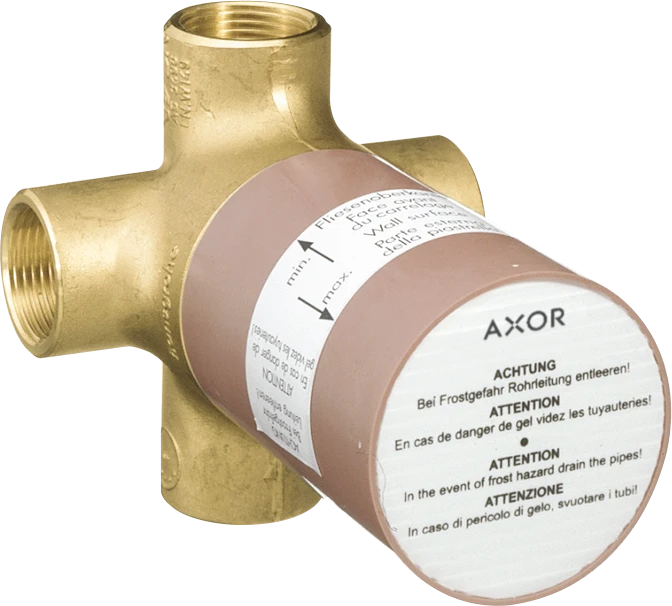Axor Basic Set For Quattro 3-way Diverter Valve 3/4"