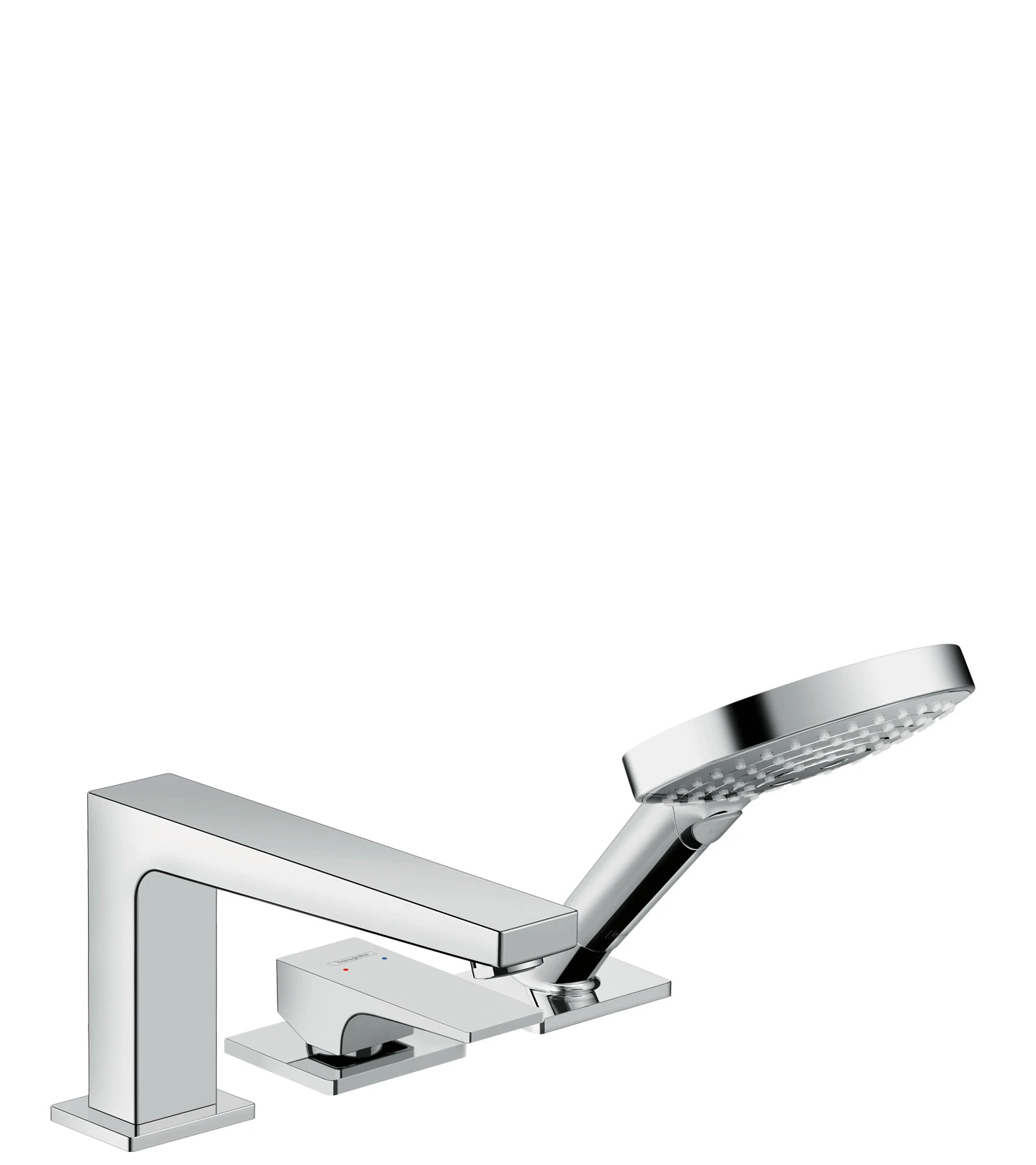 Hansgrohe Metropol 3-hole Rim-mounted Single Lever Bath Mixer With Lever Handle For Secuflex Chrome