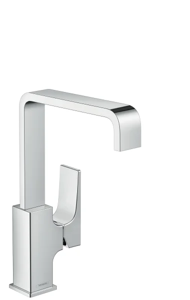 Hansgrohe Metropol Single Lever Basin Mixer 230 With Lever Handle And Push-open Waste Chrome