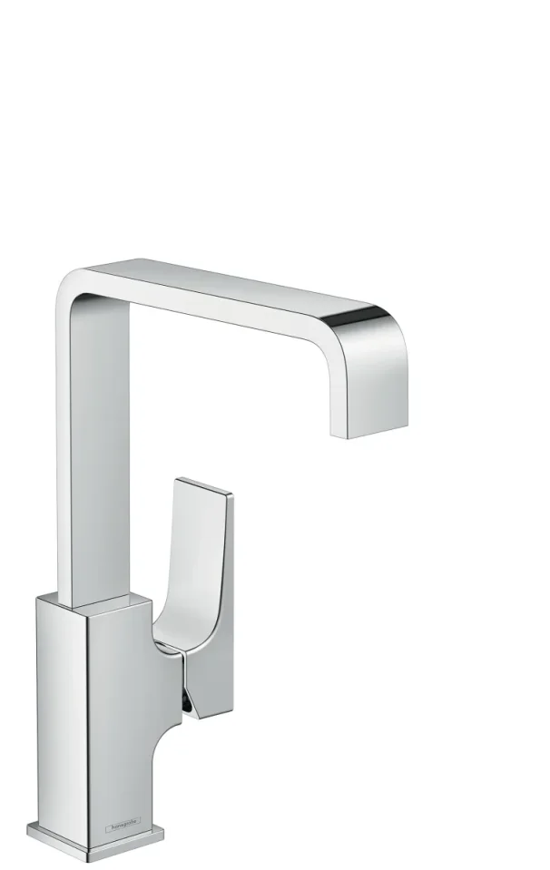 Hansgrohe Metropol Single Lever Basin Mixer 230 With Lever Handle And Push-open Waste Chrome product image - Image 1