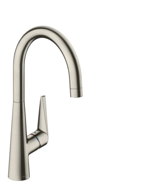 Hansgrohe Talis M51 Single Lever Kitchen Mixer 260, Single Spray Mode Stainless Steel