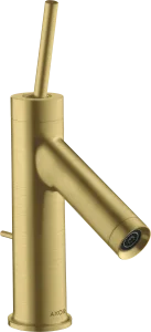 Axor Starck Single Lever Basin Mixer 70 With Pin Handle For Cloakroom Basins With Pop-up Waste Brushed Brass
