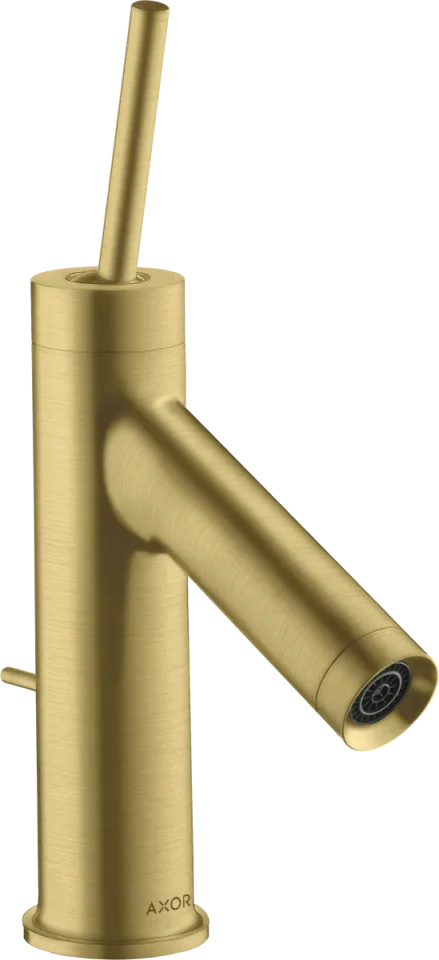 Axor Starck Single Lever Basin Mixer 70 With Pin Handle For Cloakroom Basins With Pop-up Waste Brushed Brass product image - Image 1