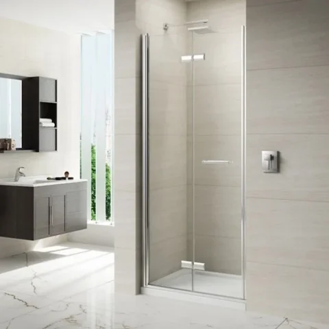 Merlyn 8 Series Frameless Hinged Bifold Door 800mm detail view - Image 3