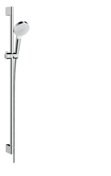 Hansgrohe Crometta Shower Set 100 1jet Ecosmart With Shower Rail 90 Cm