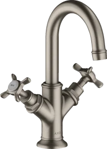 Axor Montreux 2-handle Basin Mixer 160 With Cross Handles For Cloakroom Basins With Pop-up Waste Stainless Steel