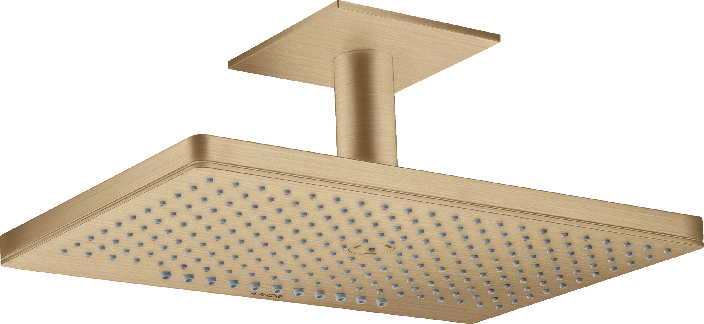 Axor Showersolutions Overhead Shower 460/300 2jet With Ceiling Connection Brushed Bronze