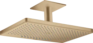 Axor Showersolutions Overhead Shower 460/300 2jet With Ceiling Connection Brushed Bronze