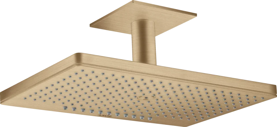 Axor Showersolutions Overhead Shower 460/300 2jet With Ceiling Connection Brushed Bronze product image - Image 1