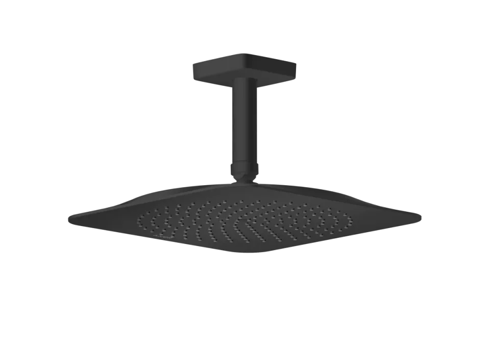 Axor Citterio C Overhead Showers 373 X 373 X 105mm Black - Matt product image - Image 1