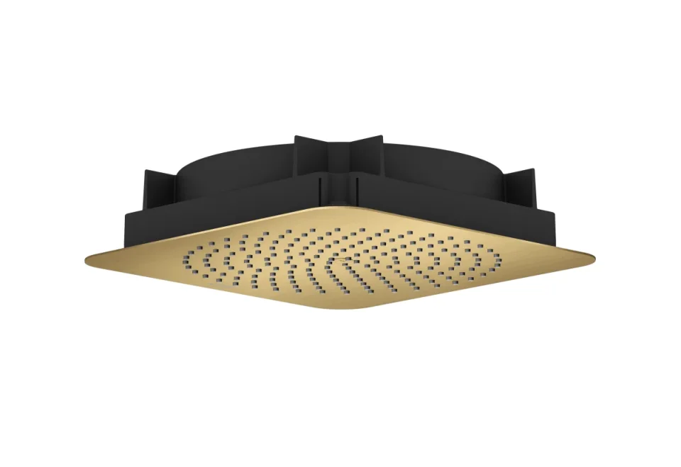 Axor Citterio C Overhead Showers 373 X 373 X 105mm Gold - Brushed product image - Image 1