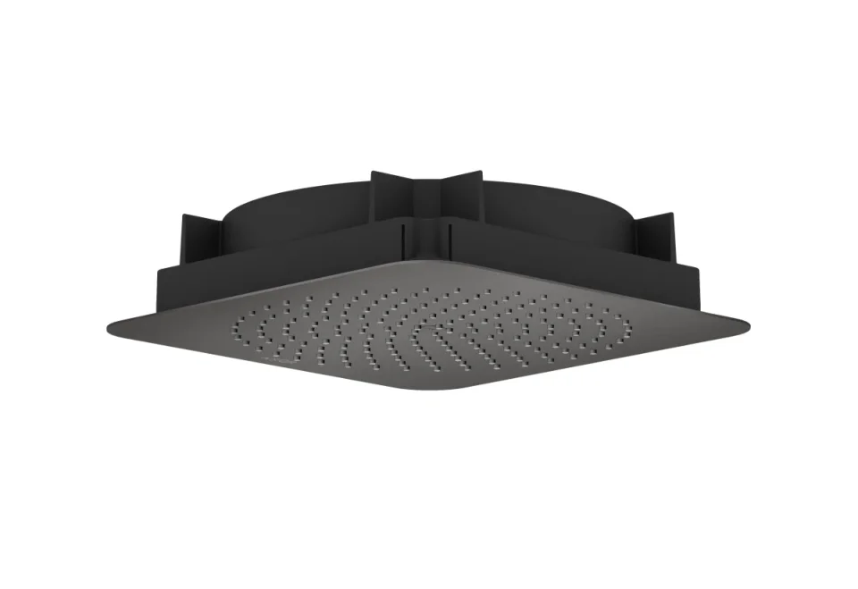 Axor Citterio C Overhead Showers 373 X 373 X 105mm Gunmetal/chrome - Brushed product image - Image 1