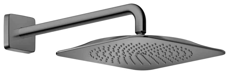 Axor Citterio C Overhead Showers 373 X 373 X 105mm Gunmetal/chrome - Polished product image - Image 1