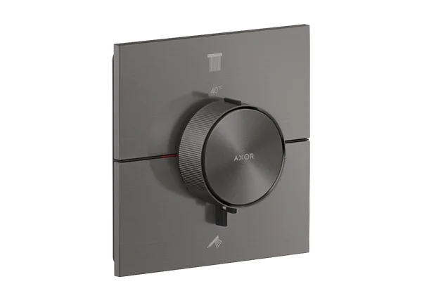 Axor Showerselect Id Thermostatic Shower Mixer Concealed 269 X 242 X 179mm Gunmetal/chrome - Brushed