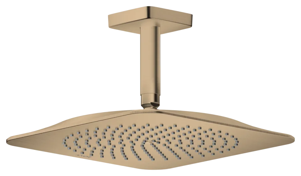 Axor Citterio C Overhead Showers 373 X 373 X 105mm Bronze - Brushed product image - Image 1