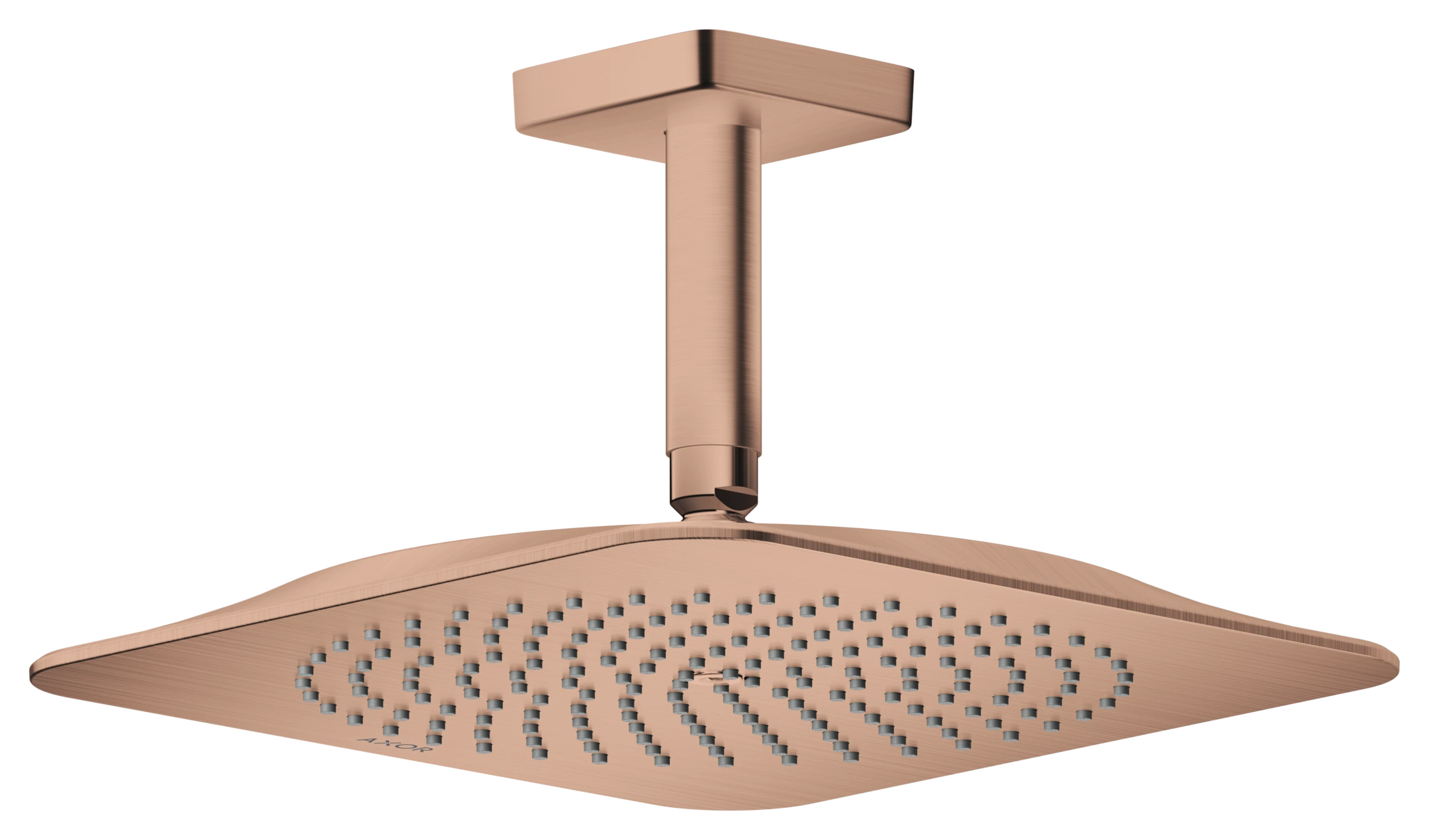 Axor Citterio C Overhead Showers 373 X 373 X 105mm Rose Gold/gold - Brushed