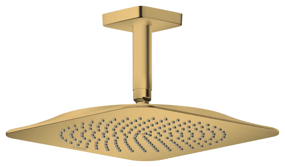 Axor Citterio C Overhead Showers 373 X 373 X 105mm Gold - Brushed product image - Image 1