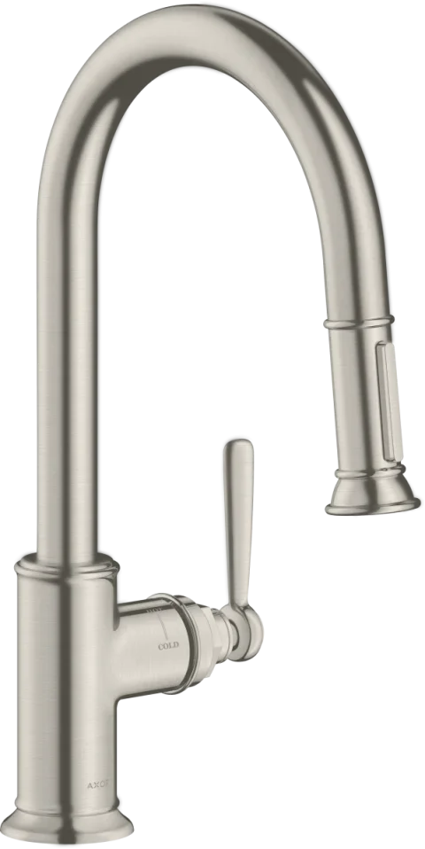Axor Montreux Single Lever Kitchen Mixer 180 With Pull-out Spray product image - Image 1