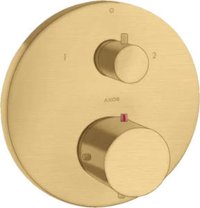 Axor Starck Thermostatic Mixer For Concealed Installation With Shut-off / Diverter Valve Gold Brushed