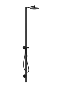 Axor Starck Shower Columns 1198 X 393 X 258mm Black - Matt