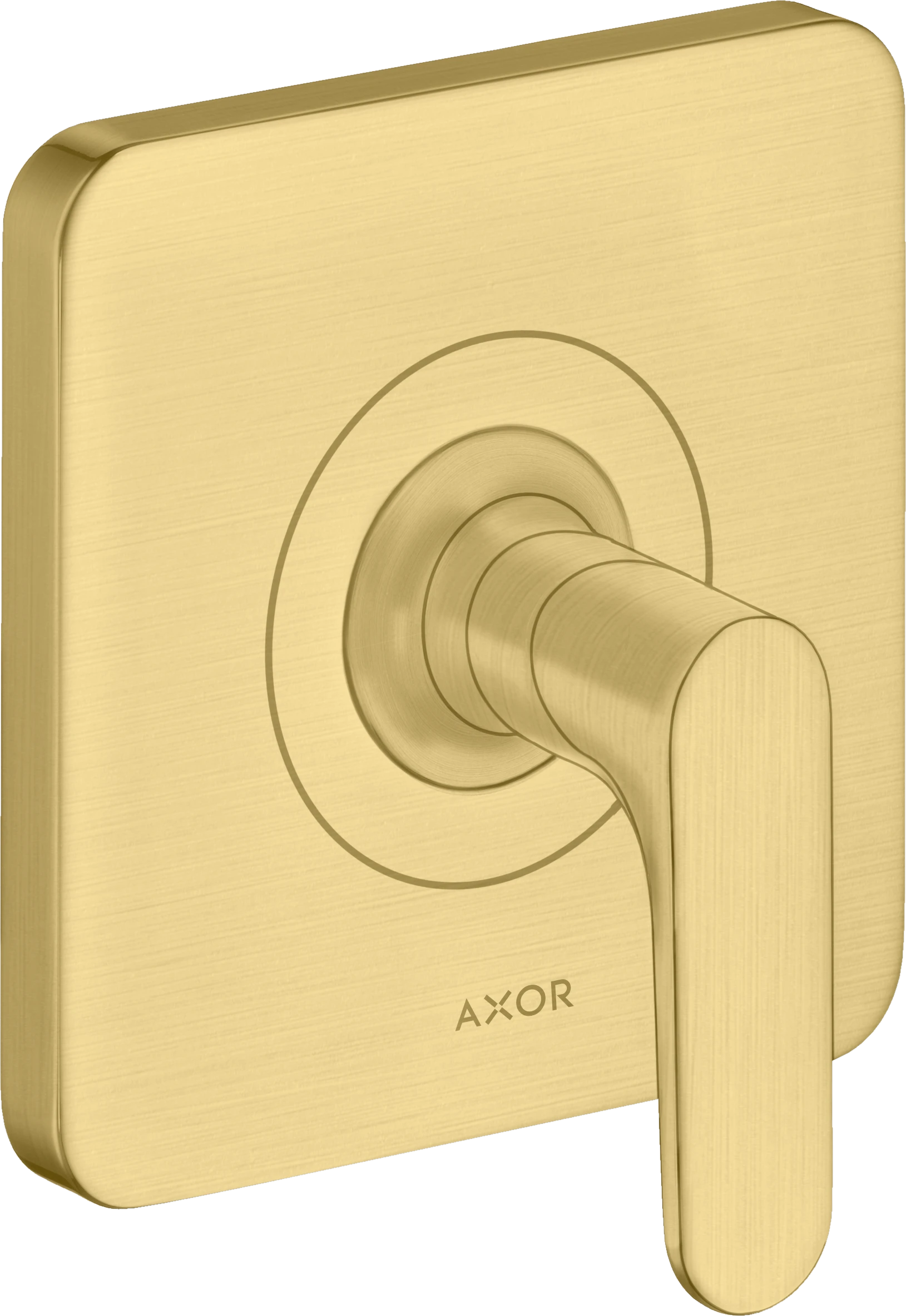 Axor Citterio M Shut-off Valve Finish Set With Lever Handle Gold Brushed