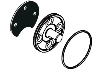 Hansgrohe Wall Flange Croma 100 Shopwerpipe detail view - Image 1