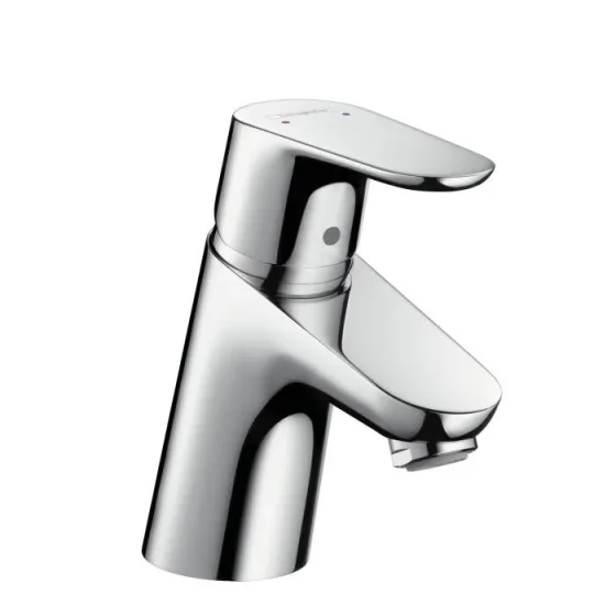 Hansgrohe Focus Single Lever Basin Mixer 70 Lowflow 3.5 L/m Without Waste Chrome detail view - Image 2