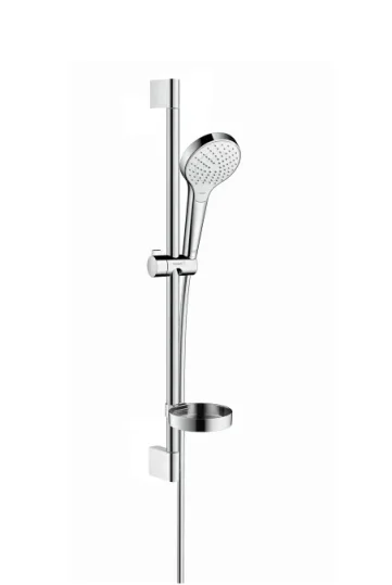 Hansgrohe Croma Select S Shower Set 110 Vario With Shower Rail 65 Cm And Soap Dish detail view - Image 2