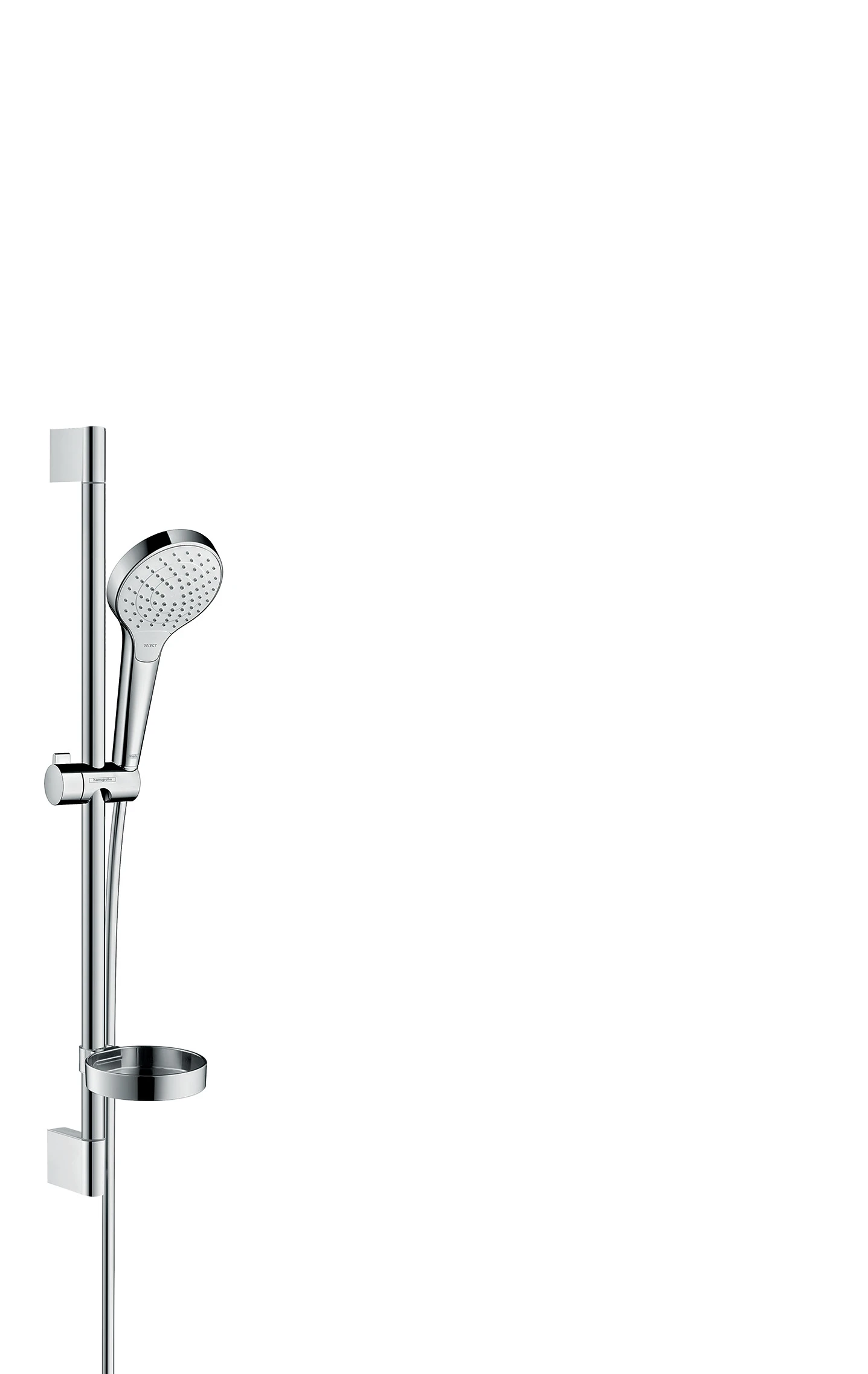Hansgrohe Croma Select S Shower Set 110 Vario With Shower Rail 65 Cm And Soap Dish