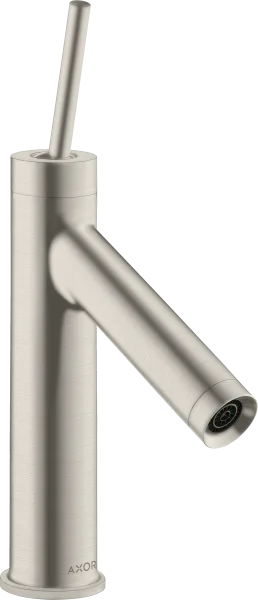 Axor Starck Single Lever Basin Mixer 90 With Pin Handle And Waste Stainless Steel