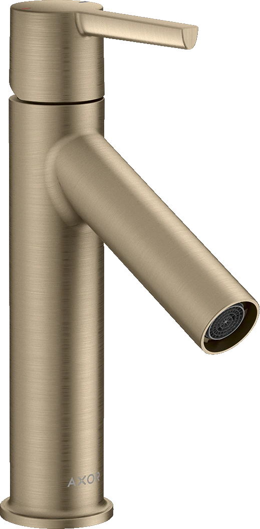 Axor Starck Single Lever Basin Mixer 100 Without Waste Brushed Nickel