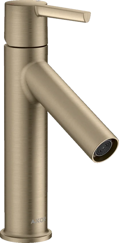Axor Starck Single Lever Basin Mixer 100 Without Waste Brushed Nickel product image - Image 1