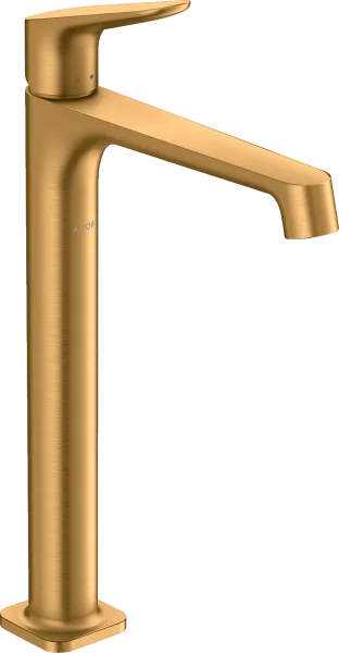 Axor Citterio M Single Lever Basin Mixer 250 For Wash Bowls Without Waste Gold Brushed