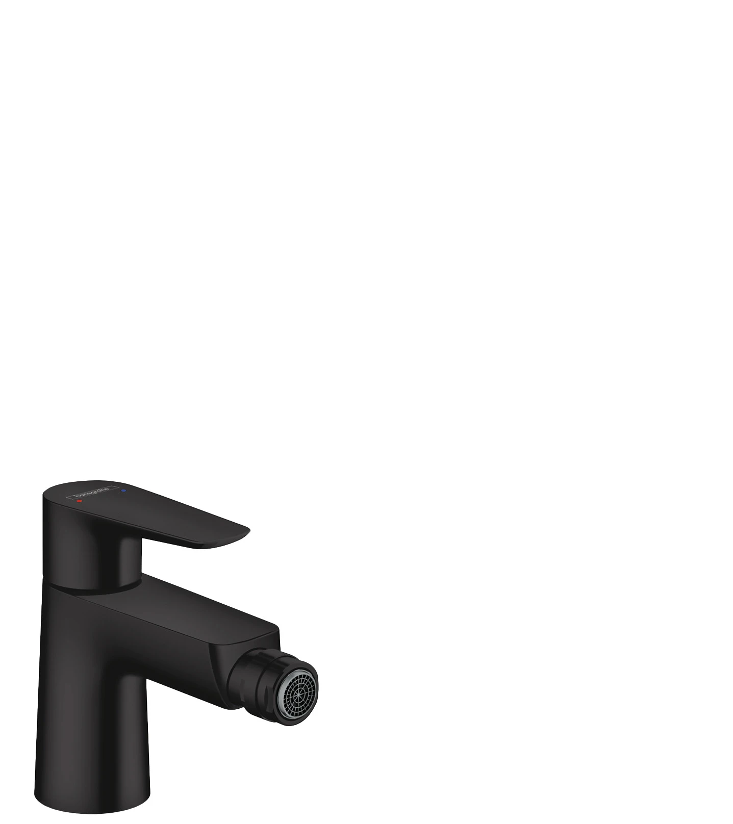 Hansgrohe Talis E Single Lever Bidet Mixer With Pop-up Waste Matt Black