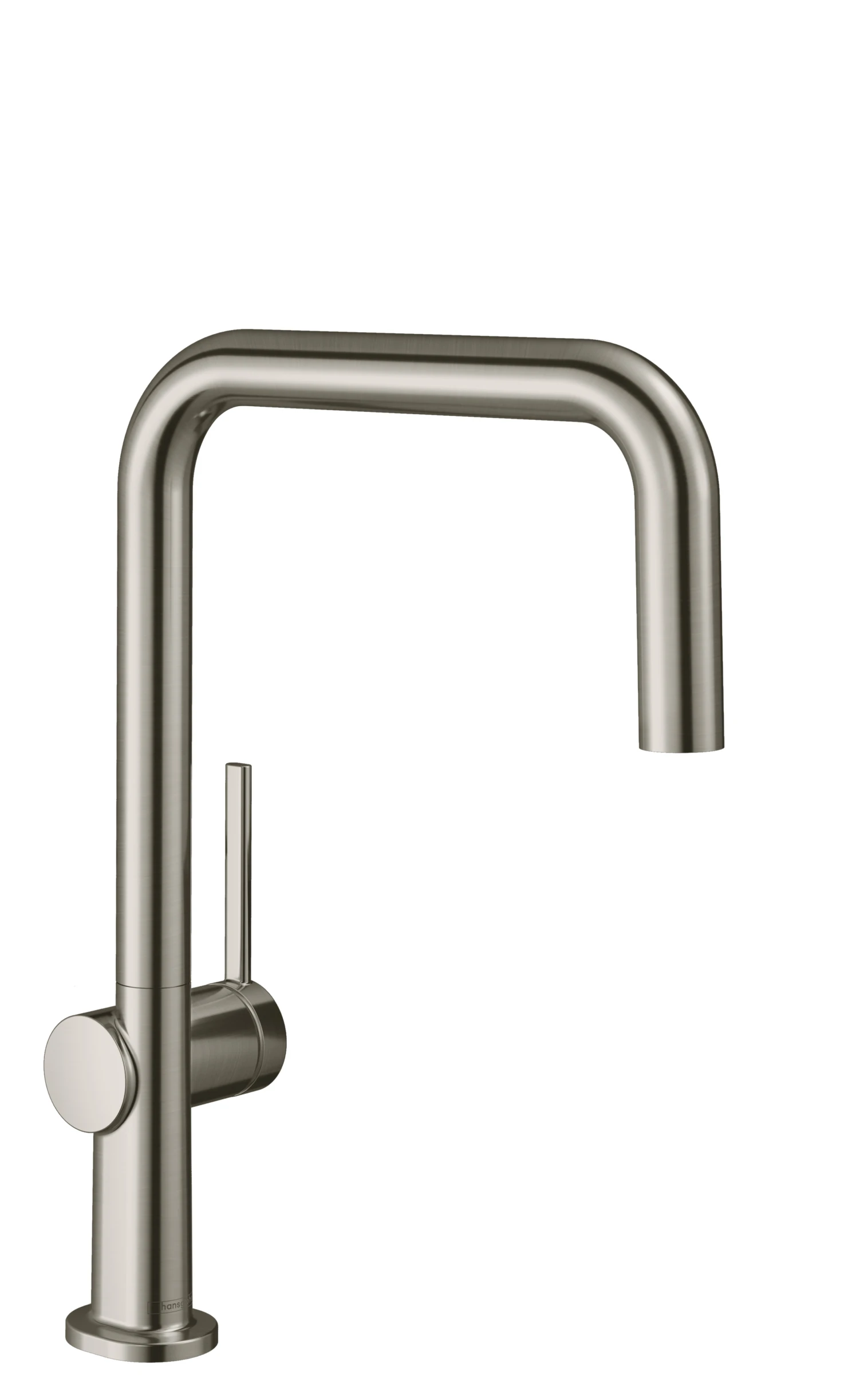 Hansgrohe Talis M54 Single Lever Kitchen Mixer U 220, Single Spray Mode Stainless Steel