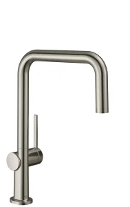 Hansgrohe Talis M54 Single Lever Kitchen Mixer U 220, Single Spray Mode Stainless Steel