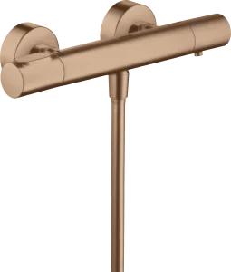 Axor Citterio M Thermostatic Shower Mixer For Exposed Installation Brushed Red Gold