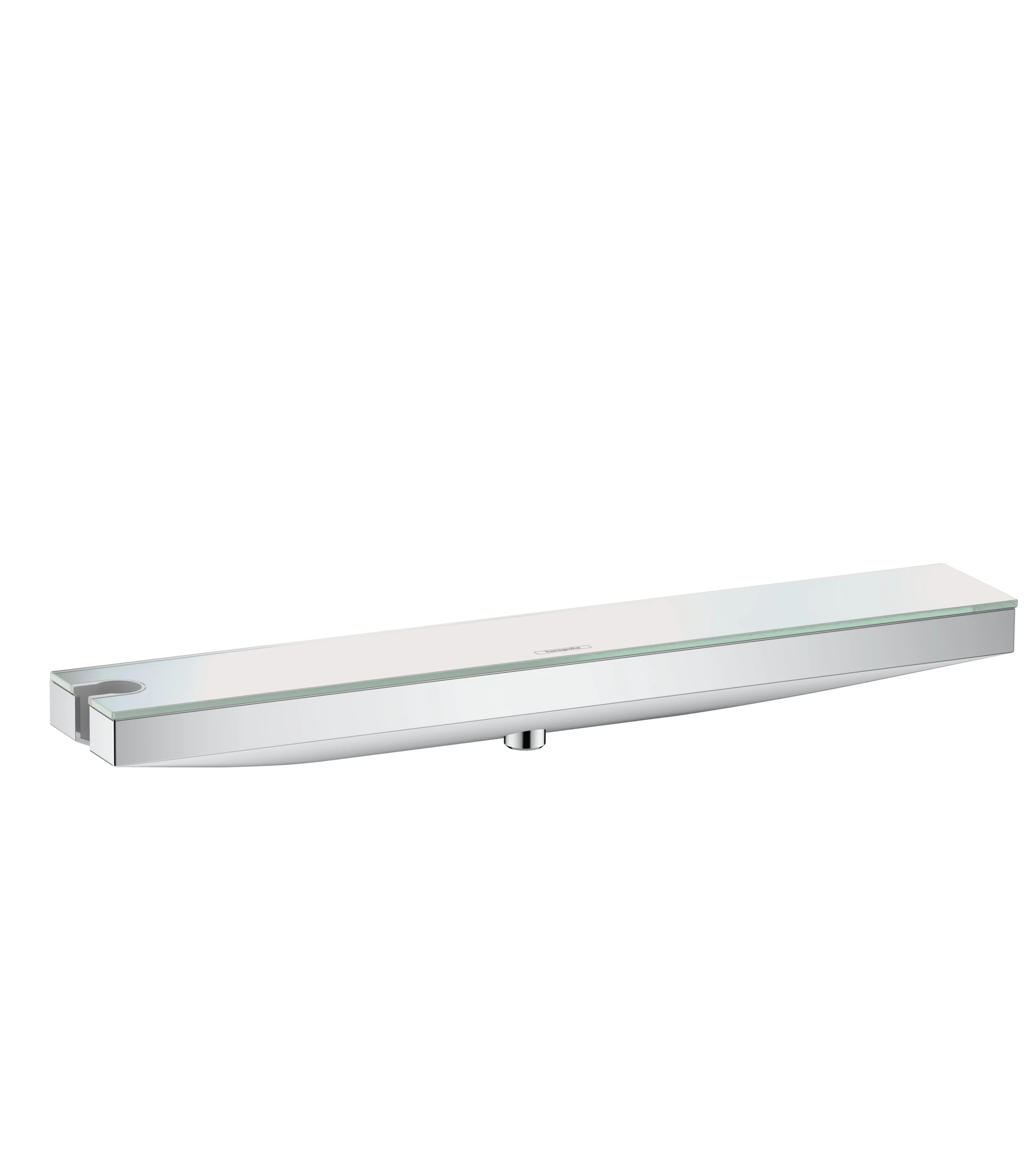 Hansgrohe Rainfinity Wall Outlet Porter 500 With Shower Holder Left And Shower Shelf Chrome