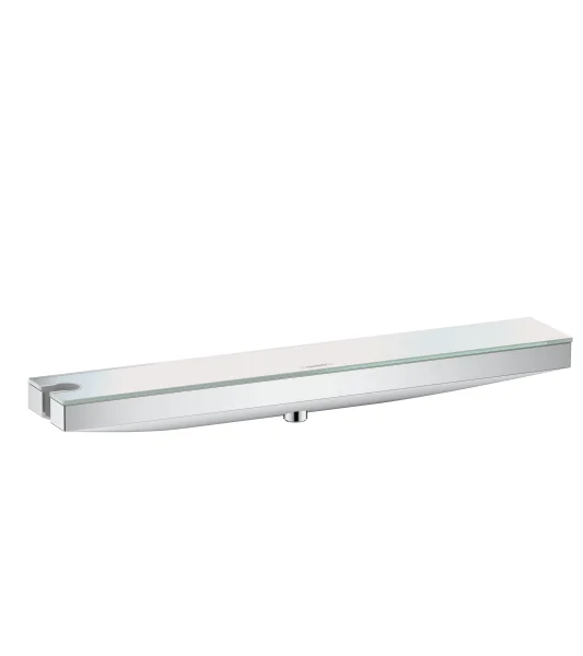 Hansgrohe Rainfinity Wall Outlet Porter 500 With Shower Holder Left And Shower Shelf Chrome