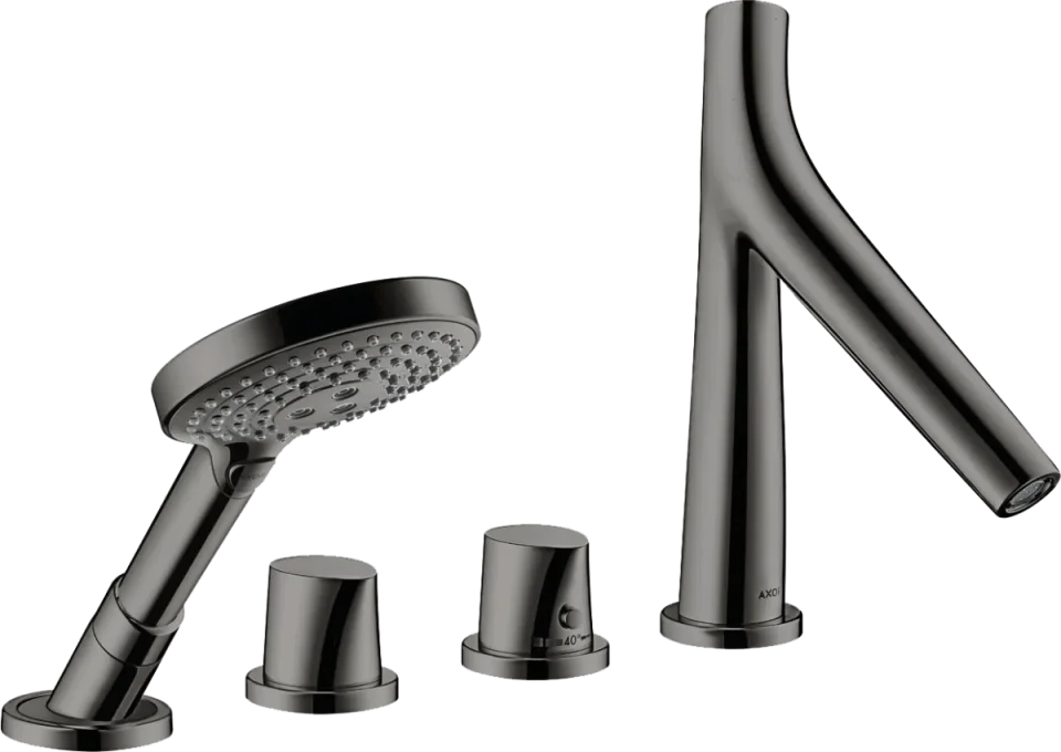Axor Starck Organic 4-hole Tile Mounted Thermostatic Bath Mixer product image - Image 1