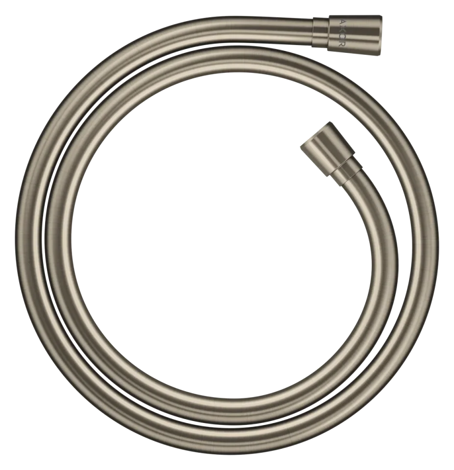 Axor Showersolutions Metal Effect Shower Hose 1.25 M With Conical Nuts Brushed Nickel product image - Image 1