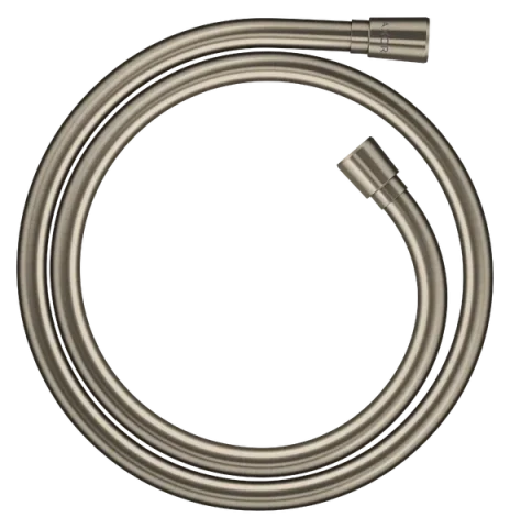 Axor Showersolutions Metal Effect Shower Hose 1.25 M With Conical Nuts Brushed Nickel detail view - Image 3