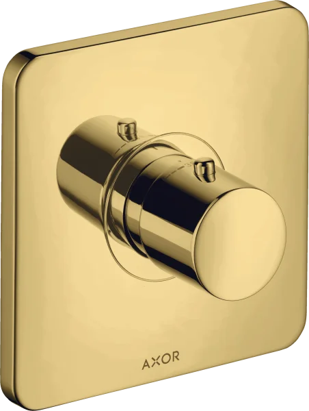 Axor Citterio M Thermostatic Mixer Highflow For Concealed Installation Gold Polished
