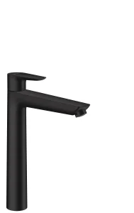Hansgrohe Talis E Single Lever Basin Mixer 240 With Pop-up Waste Matt Black
