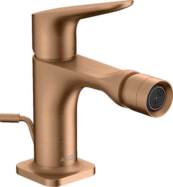 Axor Citterio M Single Lever Bidet Mixer With Pop-up Waste Brushed Bronze product image - Image 1