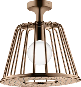 Axor Lampshower/nendo Lampshower 275 1jet With Ceiling Connector Polished Red Gold