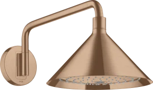 Axor Showers/front Overhead Shower 240 2jet With Shower Arm Brushed Red Gold